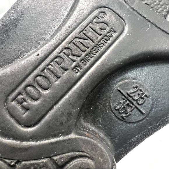 Birkenstock Footprints Brown Tan Leather Slip On Comfort Shoes Women’s 36.5 - Picture 12 of 14